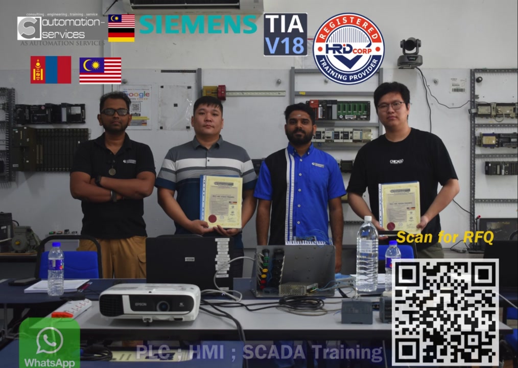 5-Day Siemens PLC, HMI & IIoT Masterclass for Our Returning Mongolian Client