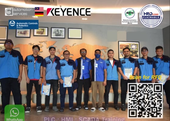 3-Day Keyence PLC & HMI Training – Onsite at Johor Bahru Plant