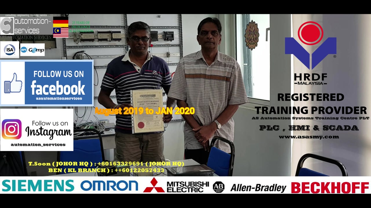 Pusat latihan kemahiran PLC dan SCADA dalam bidang Automasi Kilang