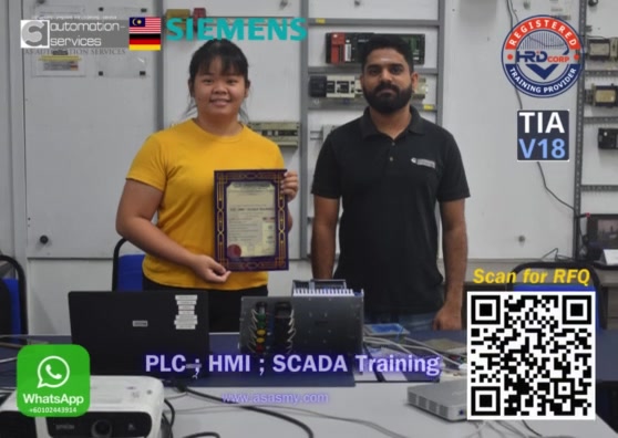 Singapore-Based Company Upskills Staff with Siemens PLC & HMI Training in Johor Bahru