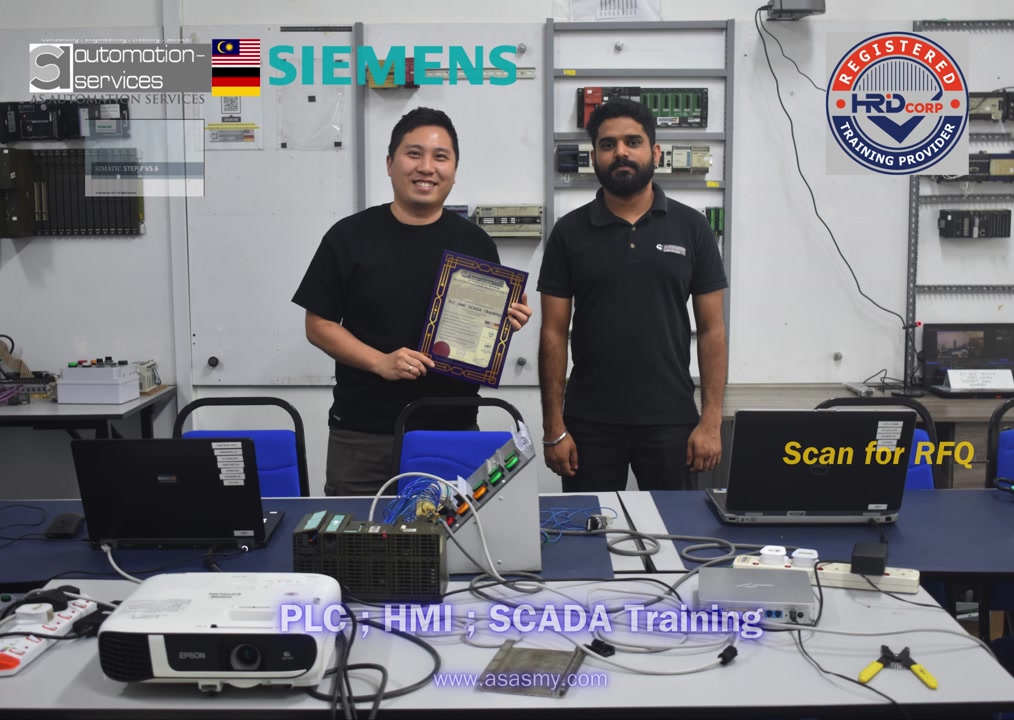 Successful Completion: 5-Day Siemens S7-300 PLC, HMI & SCADA Training!