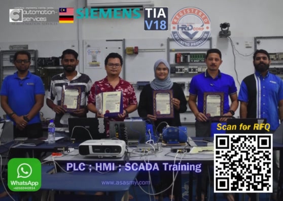 Siemens S7-1200 PLC, HMI & SCADA Training – 22 to 26 September 2025