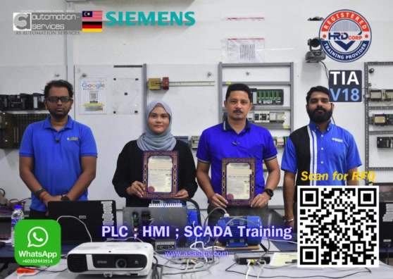 5-Day Siemens S7-1200 PLC, HMI & Sinamics G120 Drive Training , Johor Bahru