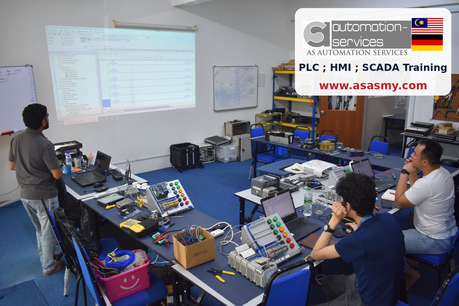 Eight Days, Two PLC Brands: Allen-Bradley and Siemens for Agriculture Automation — training photo