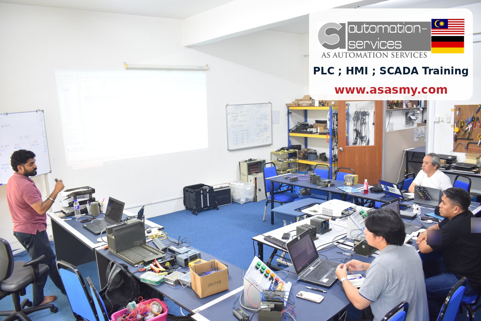 Siemens S7-300/400 with Simatic Manager V5.7 & WinCC Flexible 2008 — 5-Day Basic-to-Advance PLC & HMI Training for 3 Engineers from Brunei (September 2026) 🌏 — training photo