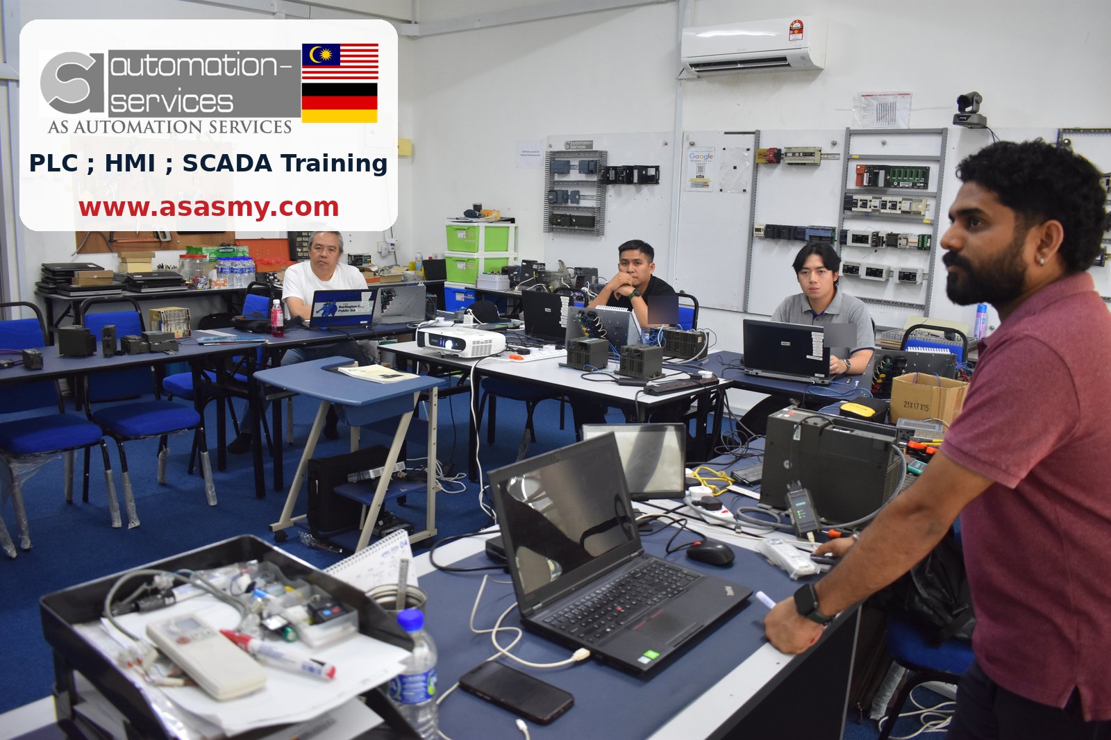 Siemens S7-300/400 with Simatic Manager V5.7 & WinCC Flexible 2008 — 5-Day Basic-to-Advance PLC & HMI Training for 3 Engineers from Brunei (September 2026) 🌏 — training photo