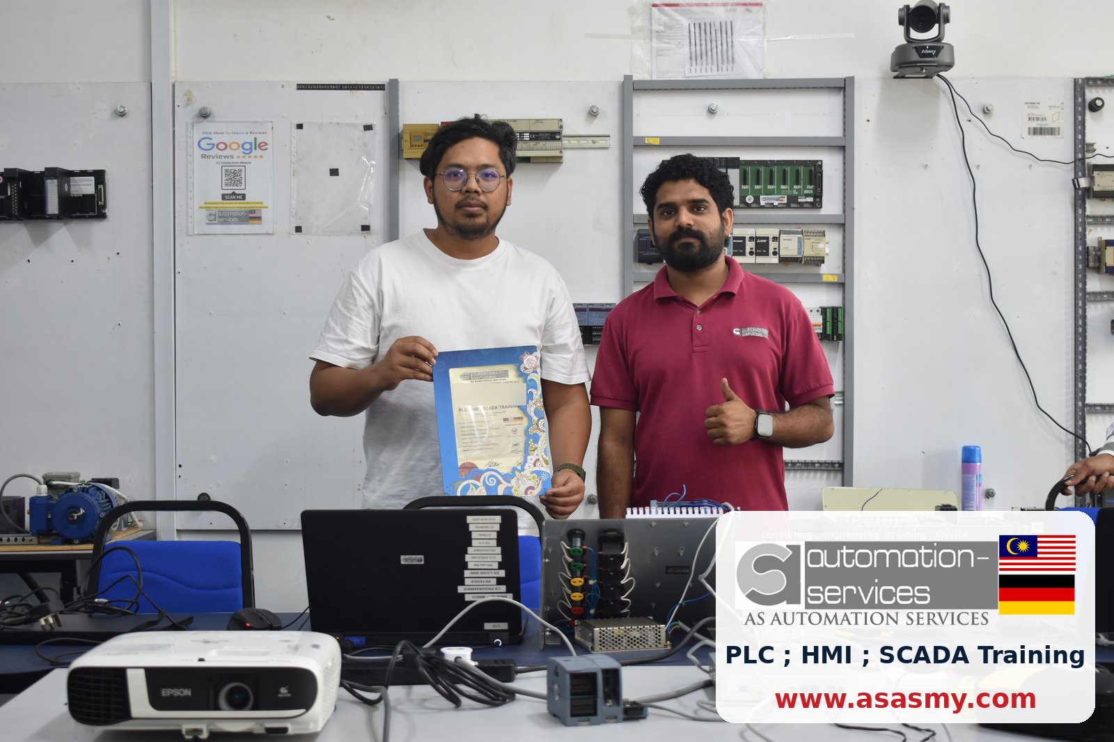 Siemens S7-1200 and TIA Portal V18: Three Days of Practical PLC and HMI Learning — training photo