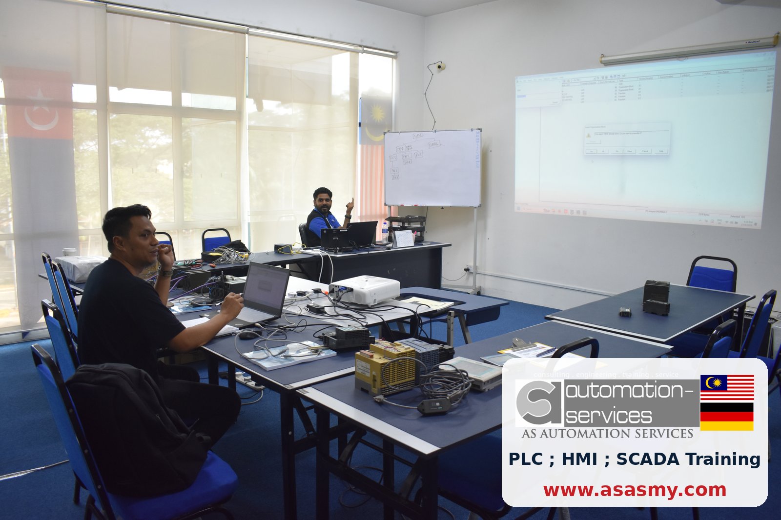 Siemens S7-300 & S7-1200 with Simatic Manager V5.7 and TIA Portal V18 — 5-Day Intermediate-to-Advance PLC Training (August 2026) 🔧 — training photo