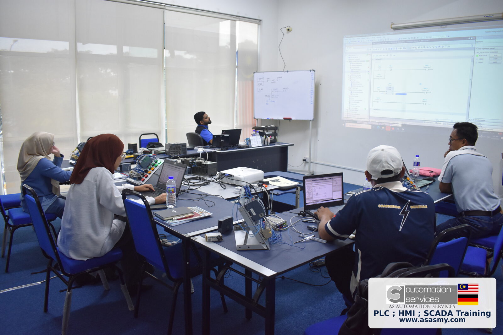 Siemens S7-1200, TIA Portal V18, KTP400 & Sinamics G120C — 5-Day PLC & HMI Training (June–July 2026) ⚡ — training photo