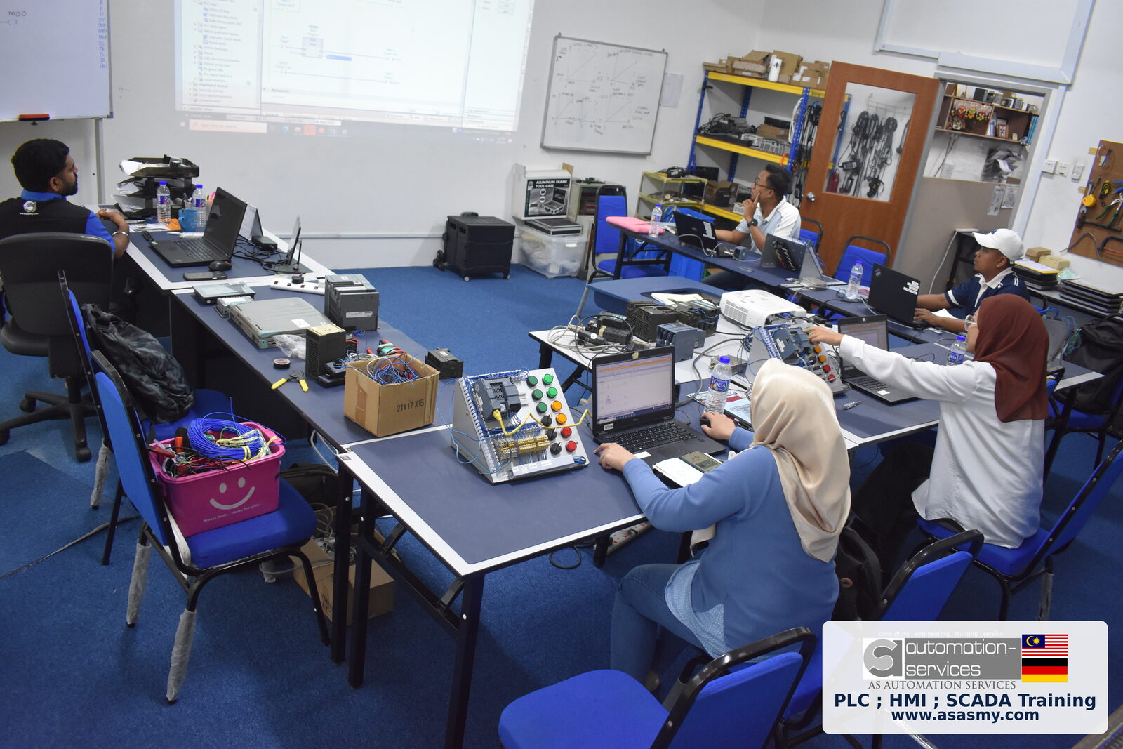 Siemens S7-1200, TIA Portal V18, KTP400 & Sinamics G120C — 5-Day PLC & HMI Training (June–July 2026) ⚡ — training photo
